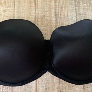 VANITY FAIR 40H STRAPLESS BRA BLACK